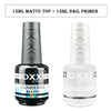 OXXI No Wipe Gel Polish Base and Top Coat Kit ATHLEXES