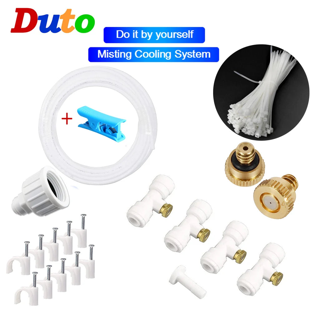 Brass Misting Nozzle Cooling System with Quick Connectors ATHLEXES