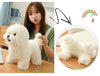 Plush Bichon Frise Dog Doll for Kids ATHLEXES