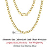 Rinntin 18K Gold Cuban Link Chain Necklace ATHLEXES