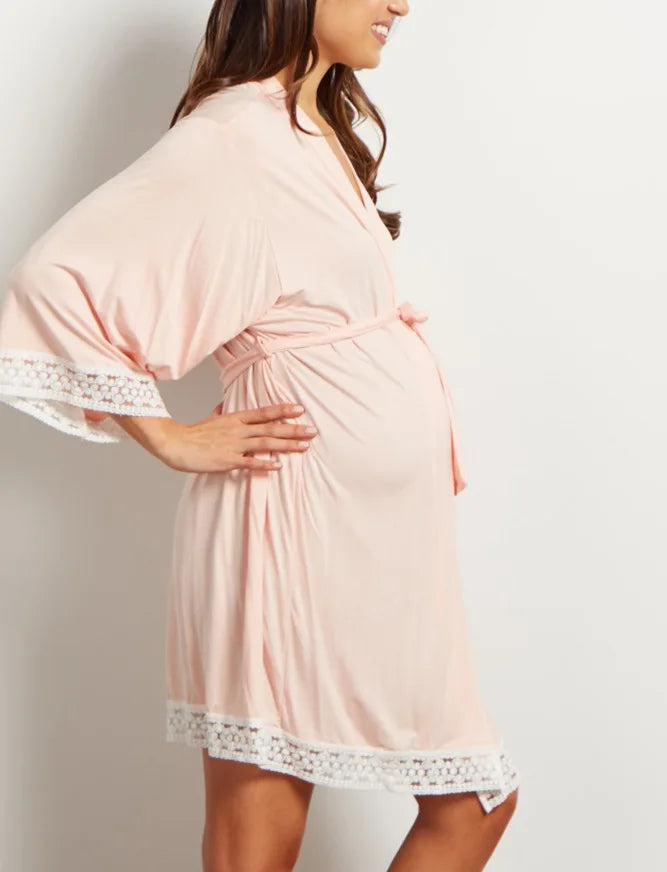 LuxeLounge Maternity Pajama Set ATHLEXES