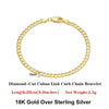 Rinntin 18K Gold Cuban Link Chain Necklace ATHLEXES