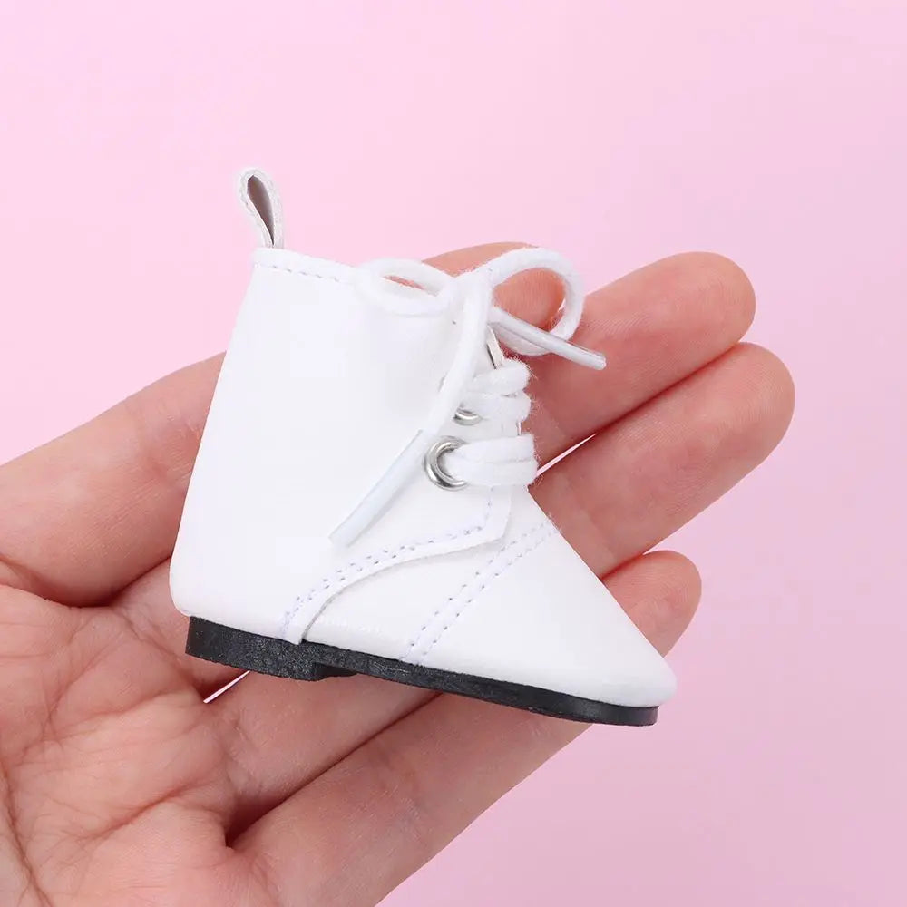 Mini Doll Boot Shoes for 20cm Plush Dolls - Stylish 5-5.5cm Accessories ATHLEXES