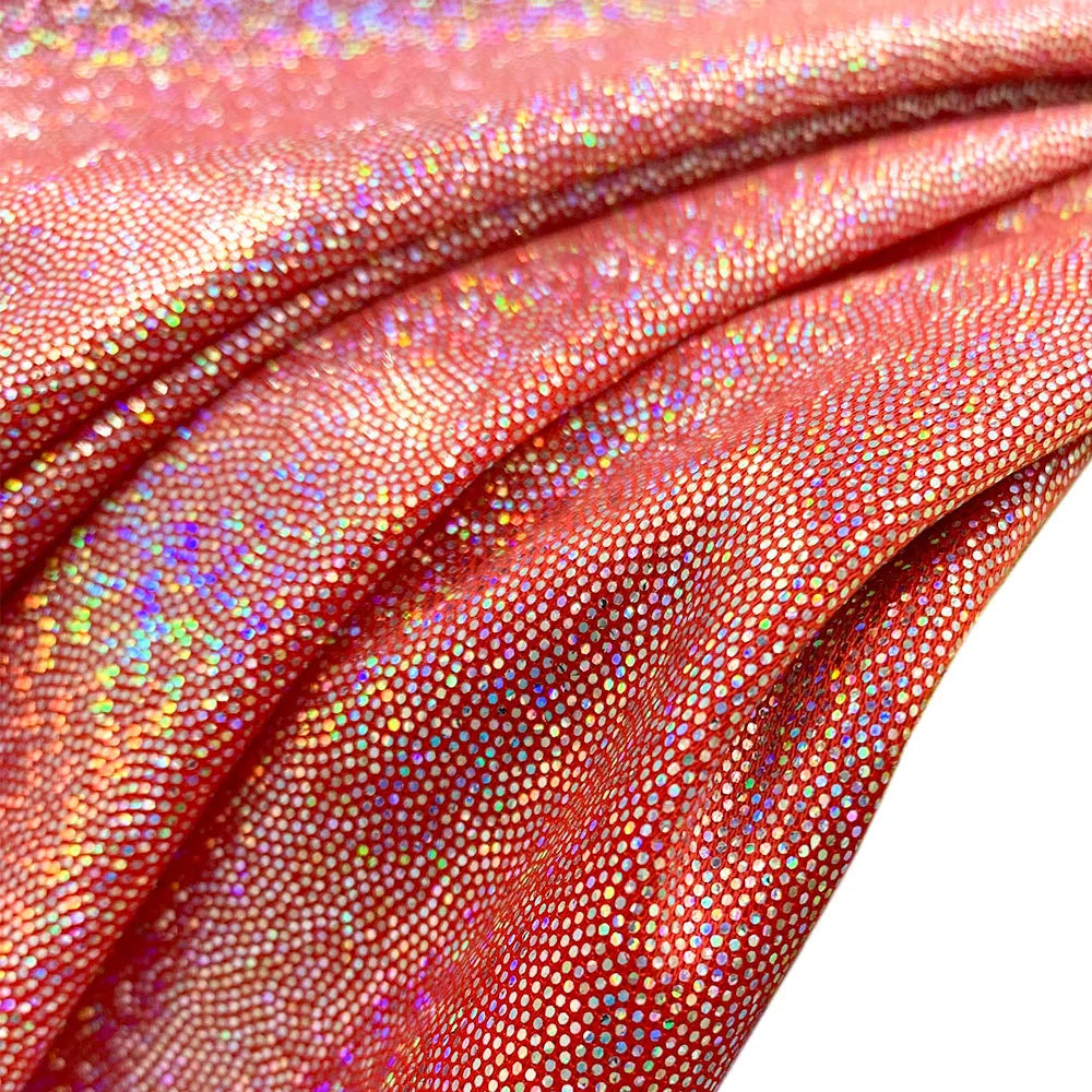 Iridescent Glitter Polyester Fabric for Crafts ATHLEXES