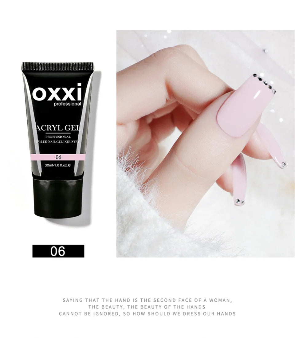OXXI 30ml Premium Poly Nail Gel for Extensions ATHLEXES