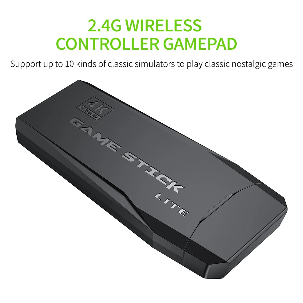 RetroMax 4K HD Game Console with Dual Controllers ATHLEXES
