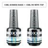 OXXI No Wipe Gel Polish Base and Top Coat Kit ATHLEXES