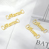 Personalized Stainless Steel Name Buckle for Sneakers ATHLEXES