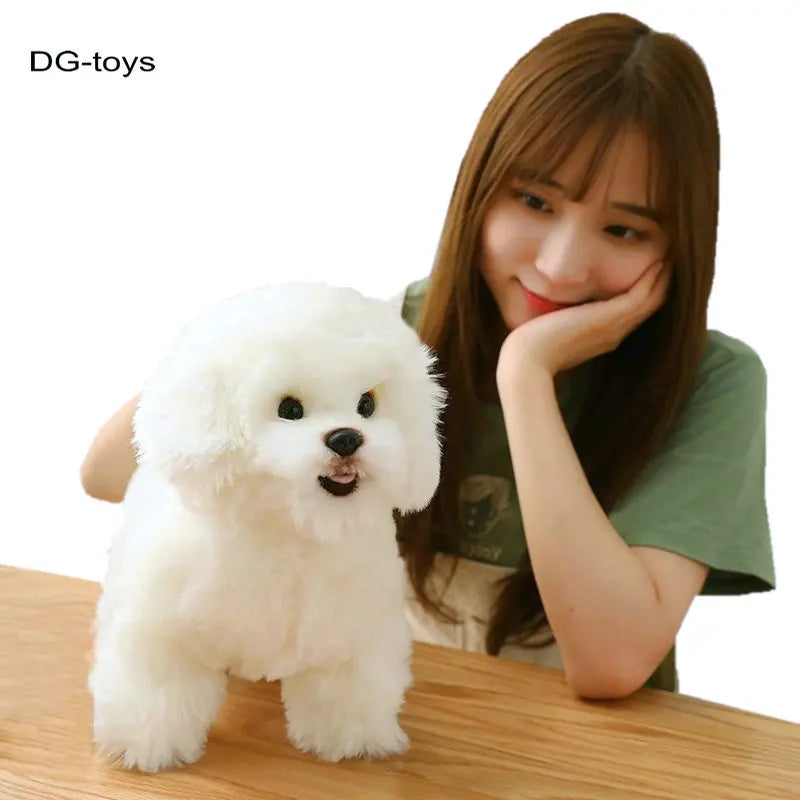 Bichon Frise Plush Toy for Dog Lovers ATHLEXES