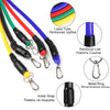 Premium Resistance Bands Set with Door Anchor & Straps ATHLEXES