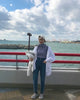 Zadily 2023 Spring Oversized Chic White Button-Up Blouse ATHLEXES