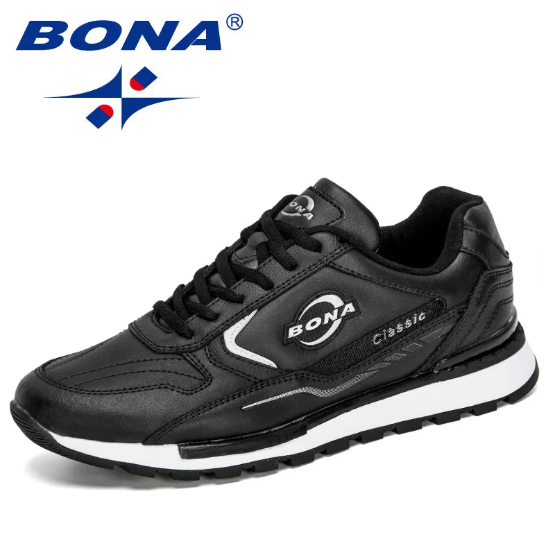 BONA Nubuck Leather Casual Sneakers for Men ATHLEXES