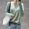 YSZWDBLX Women's Slim Fit Knit O-neck Sweater ATHLEXES