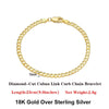 Rinntin 18K Gold Cuban Link Chain Necklace ATHLEXES
