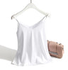 Silk Elegance V Neck Halter Cami Top for Women ATHLEXES