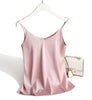 Silk Elegance V Neck Halter Cami Top for Women ATHLEXES