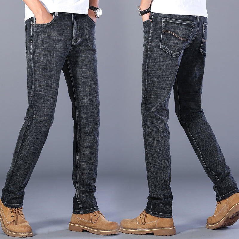 Blue Comfort Stretch Jeans for Men ATHLEXES