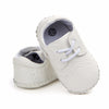 Meckior Retro Leather Baby Shoes with Anti-Slip Rubber Sole ATHLEXES