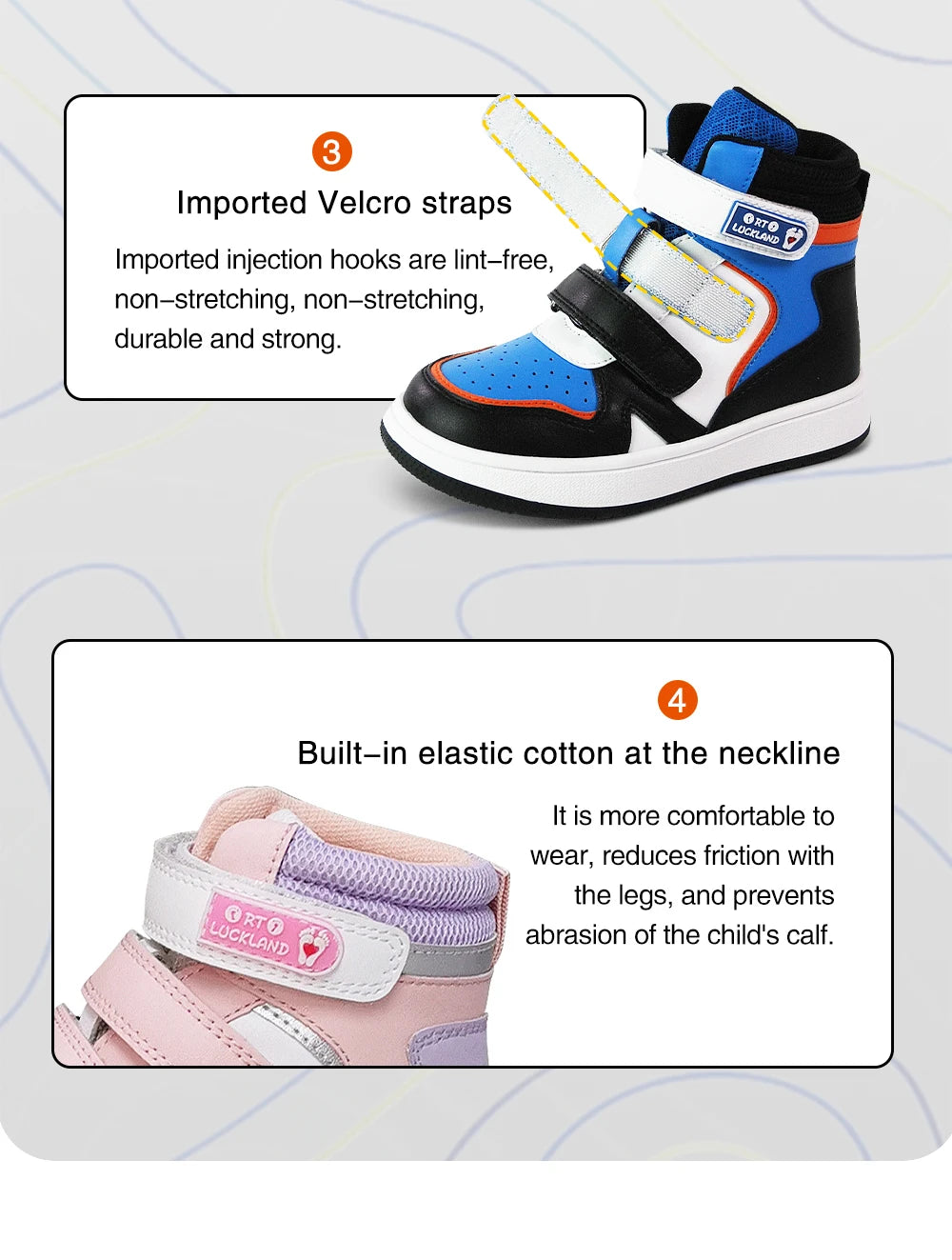 Ortoluckland Sporty Kids Orthopedic Sneakers ATHLEXES