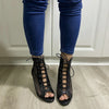 Hollow Mesh Peep Toe Stilettos: Summer High Heel Fashion ATHLEXES