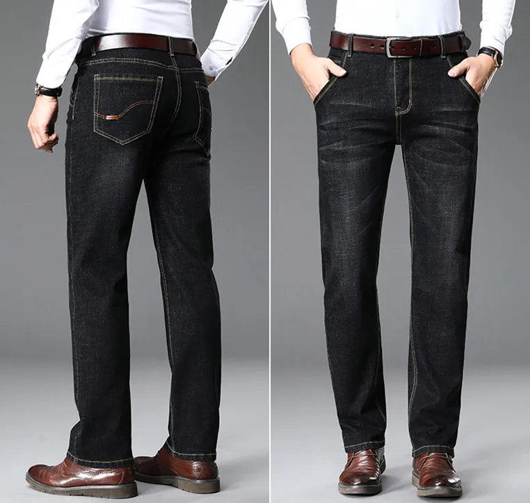 Blue Comfort Stretch Jeans for Men ATHLEXES