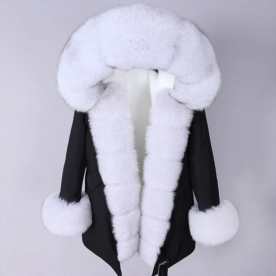 Luxury Women’s Real Fur Parka ATHLEXES