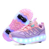 Adjustable LED Inline Roller Shoes for Kids ATHLEXES
