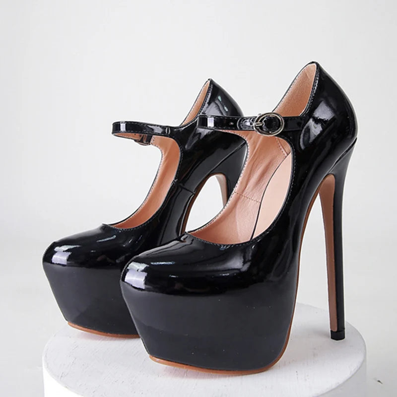 Seductive Red 17cm High Heels Party Pumps ATHLEXES
