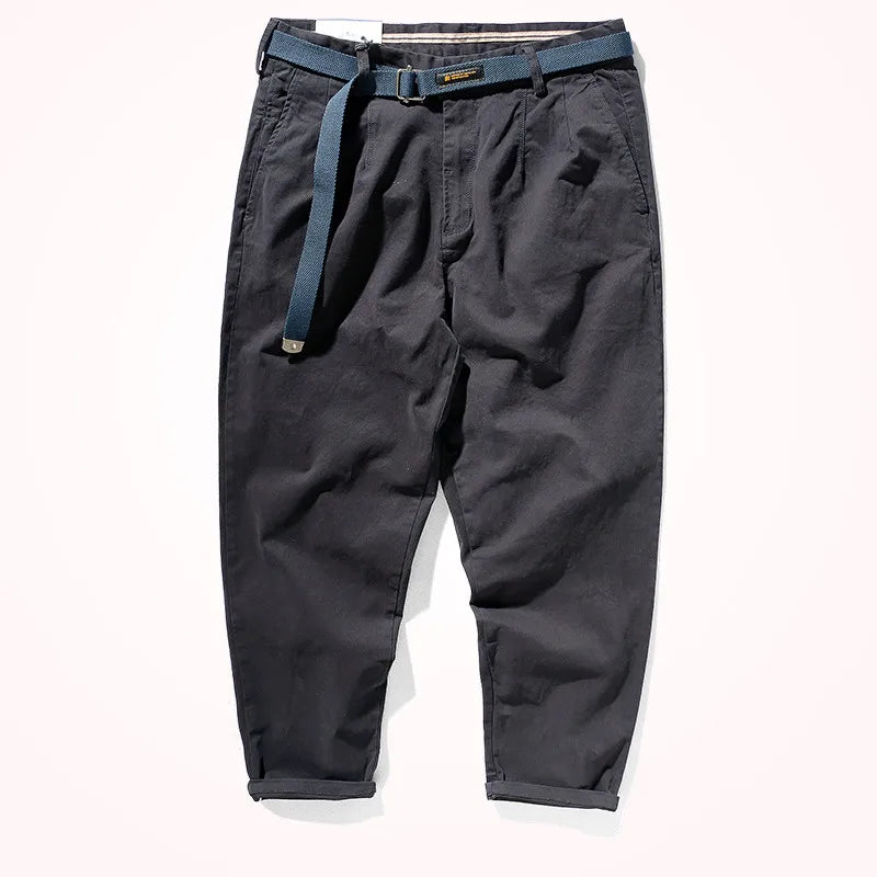 K2171 2024 Japanese Retro Loose Casual Pencil Pants for Men ATHLEXES