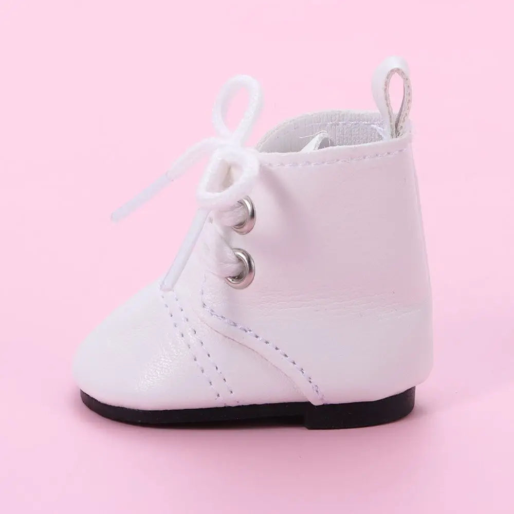 Mini Doll Boot Shoes for 20cm Plush Dolls - Stylish 5-5.5cm Accessories ATHLEXES