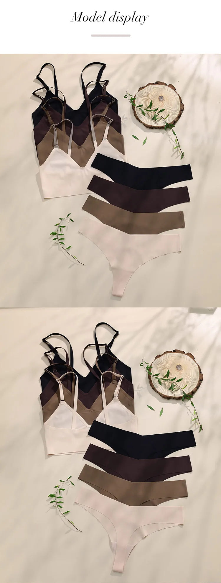 Hot Sale Seamless Bra And Briefs Set Breathable Ice Silk ATHLEXES