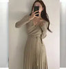 Chic Vintage Cotton Linen A-Line Dress ATHLEXES