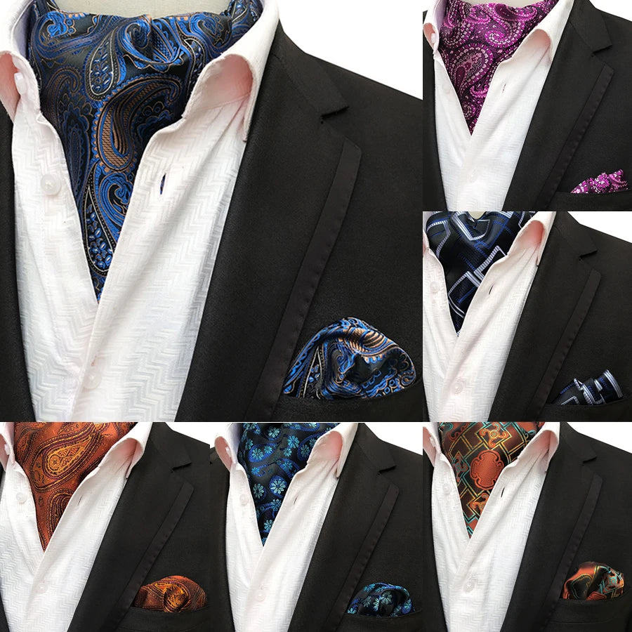 Paisley Elegance Ascot Cravat Set ATHLEXES