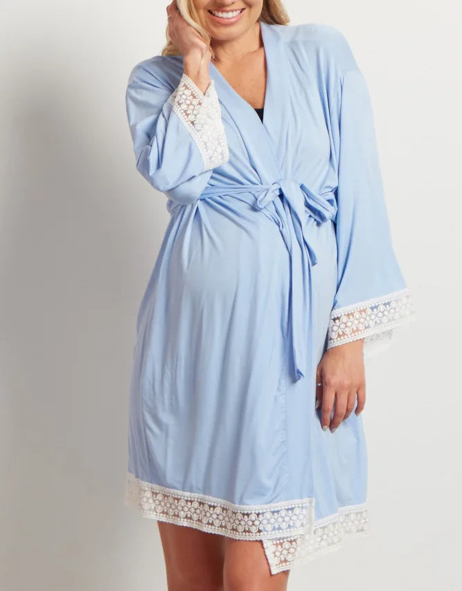 LuxeLounge Maternity Pajama Set ATHLEXES