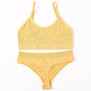 Women Seamless Bras Panties Set Sports Crop Top Briefs ATHLEXES
