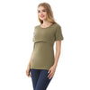 NurtureNest Stylish Nursing T-Shirt for Moms ATHLEXES
