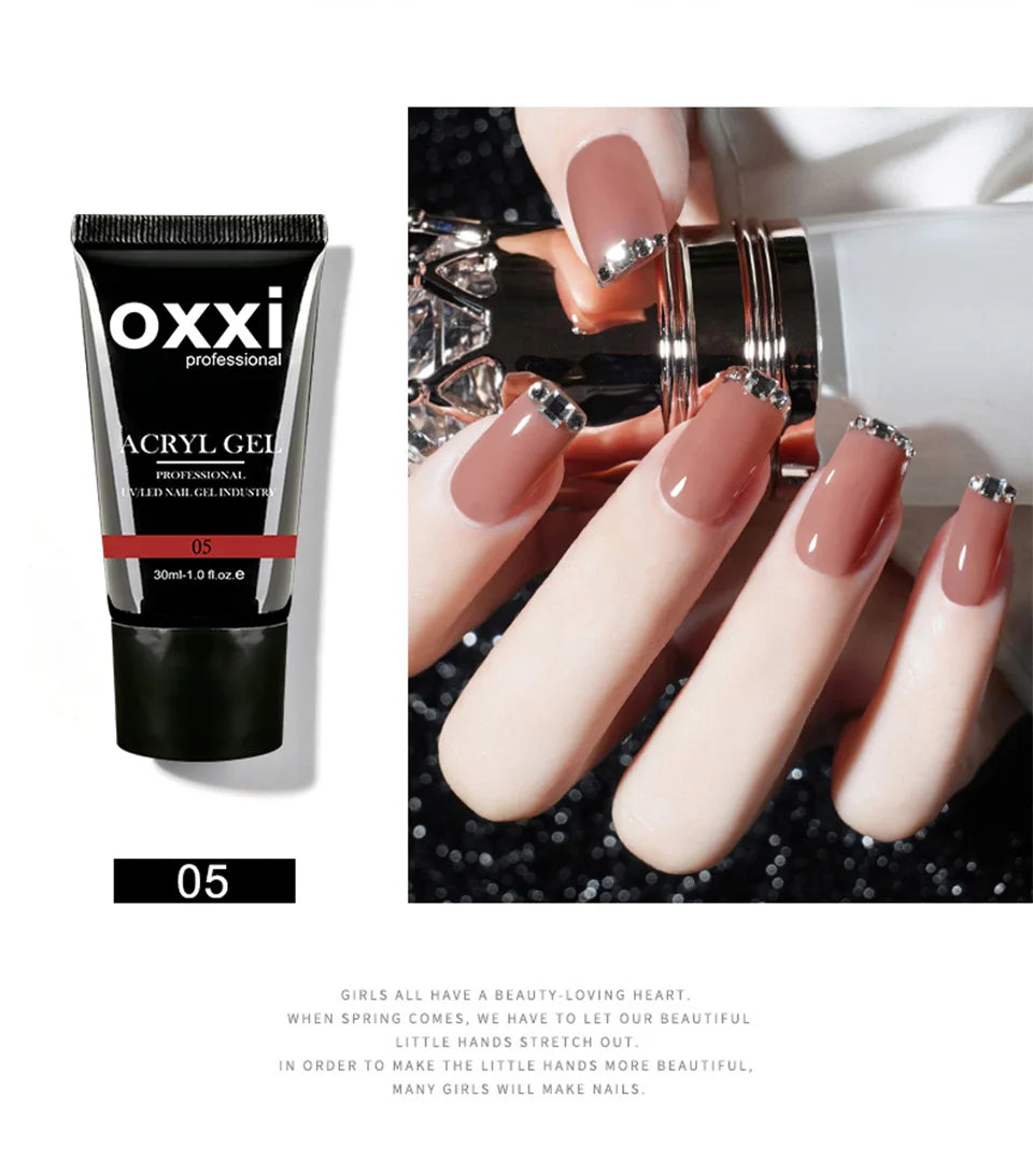 OXXI 30ml Premium Poly Nail Gel for Extensions ATHLEXES