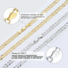 Rinntin 18K Gold Cuban Link Chain Necklace ATHLEXES