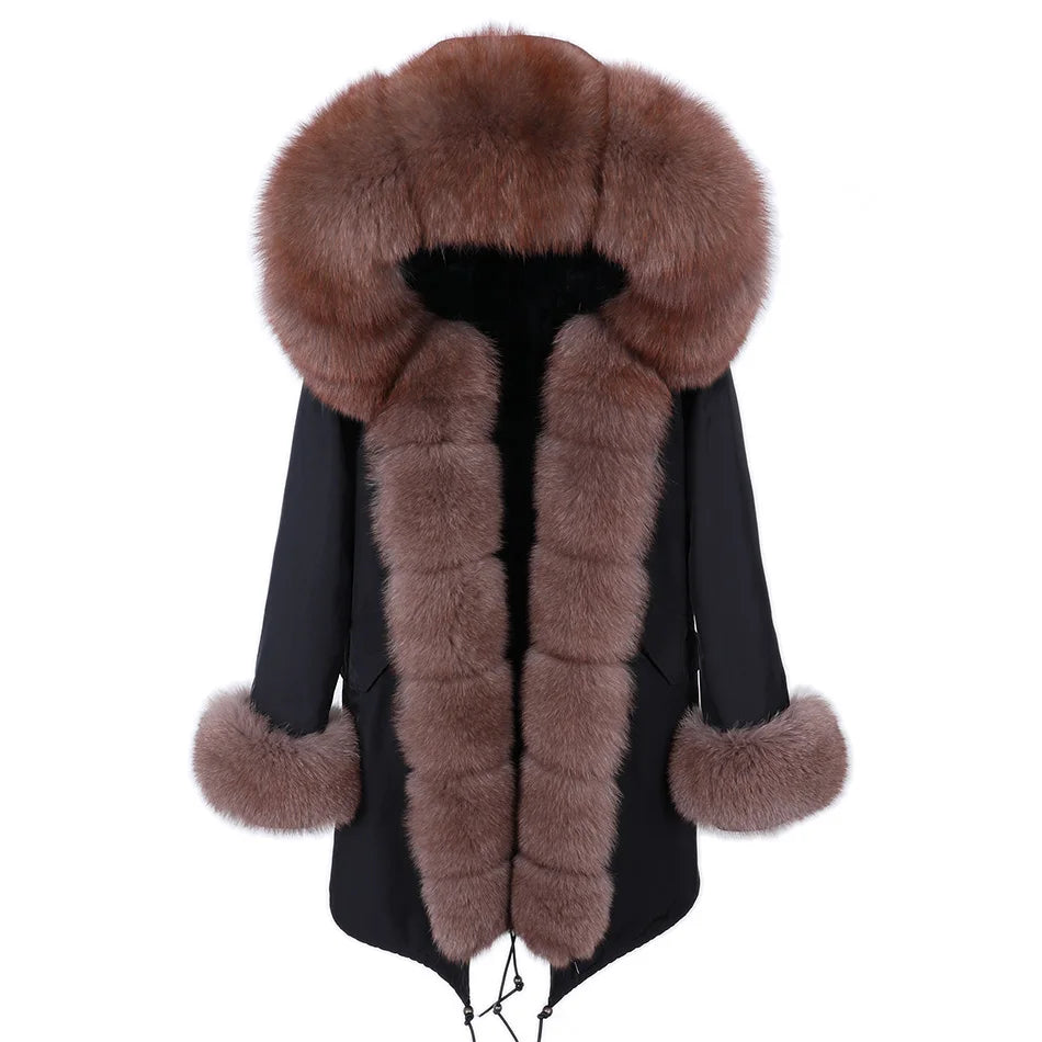 Women’s Deluxe Fox Fur Winter Parka ATHLEXES