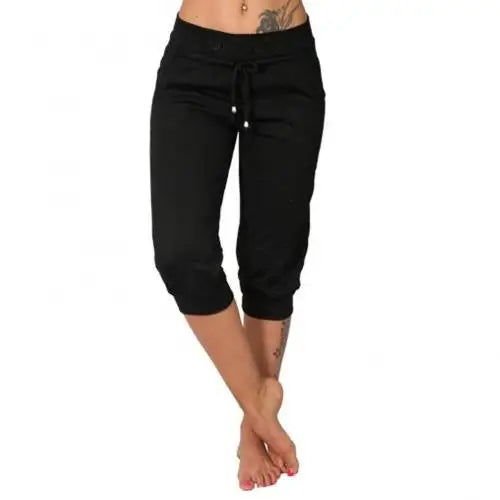 Casual Comfort Women's 3/4 Drawstring Pants ATHLEXES