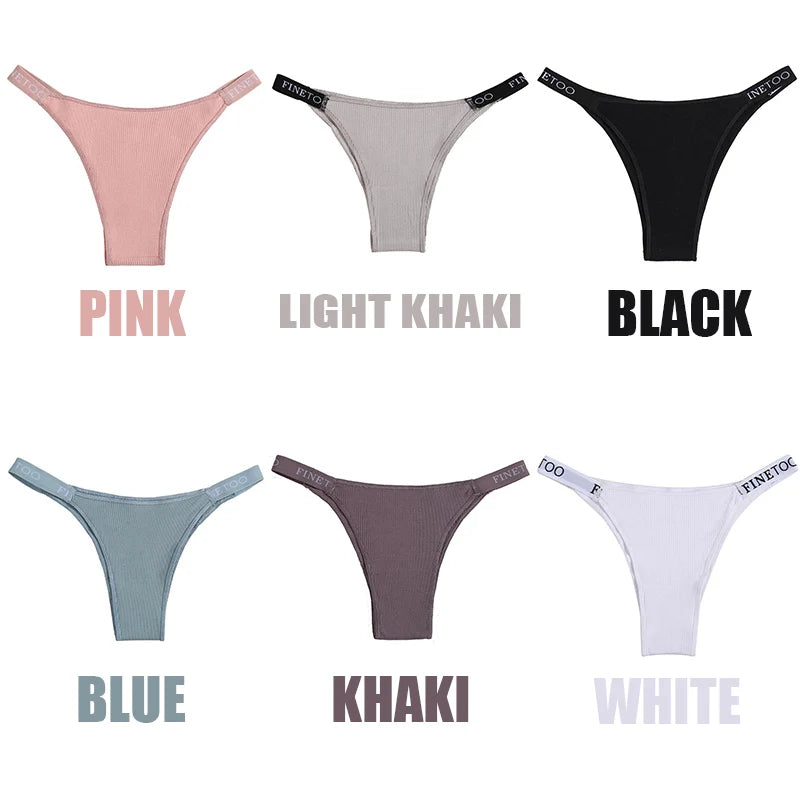 3PCS/Set Cotton Panties Briefs Women Underpants Sexy Lingerie ATHLEXES