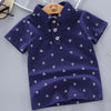 Boys' Trendy Cotton Lapel Print Summer Shirt 2025 ATHLEXES