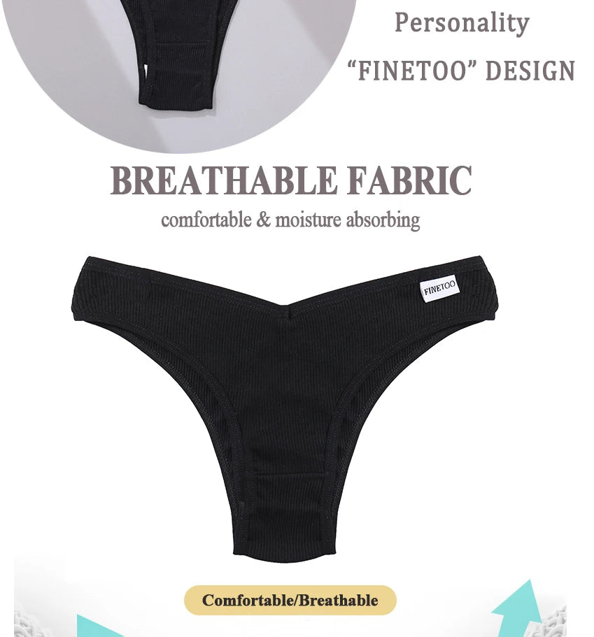 5PCS/Set Cotton Lingerie Panties Sexy Underwear Women Briefs ATHLEXES