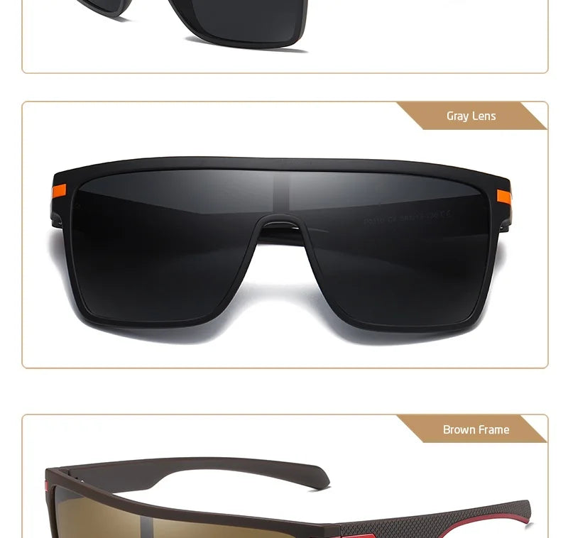 Crixalis Men's Polarized Square Sunglasses ATHLEXES
