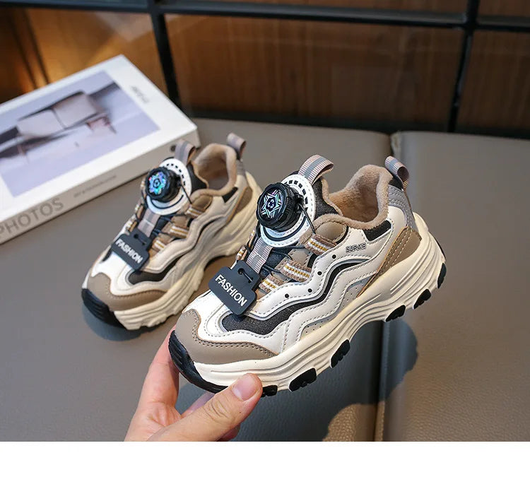 FleeceLined Kids Sneakers with NonSlip Sole ATHLEXES