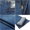 Elite Comfort Menâ??s Mid Waist Boot Cut Jeans ATHLEXES
