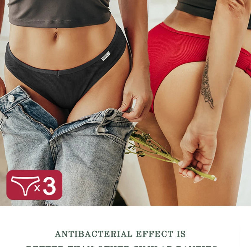 5PCS/Set Cotton Lingerie Panties Sexy Underwear Women Briefs ATHLEXES