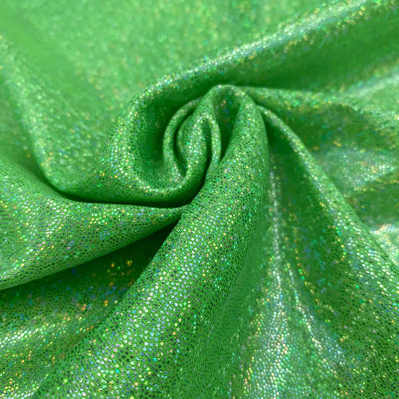 Iridescent Glitter Polyester Fabric for Crafts ATHLEXES
