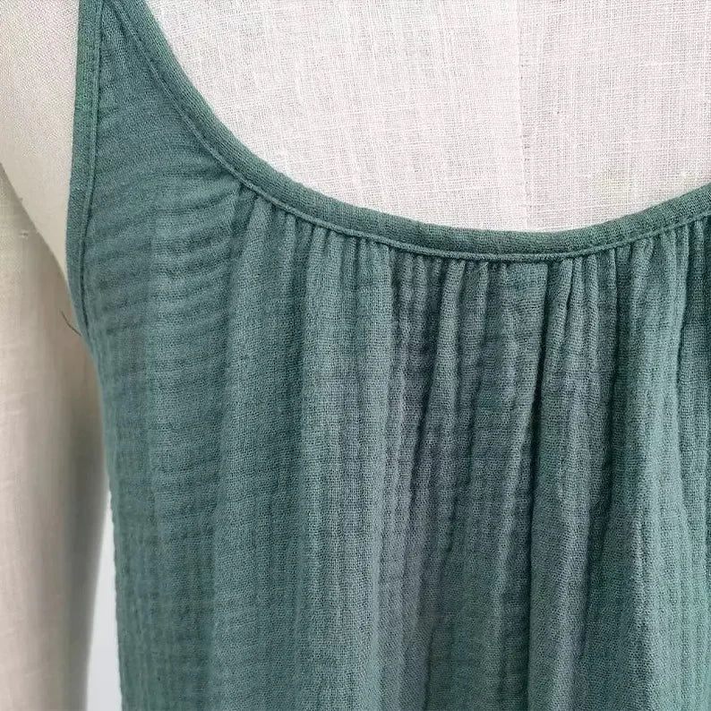 Elegant Cotton Summer Maxi Dress for Women ATHLEXES