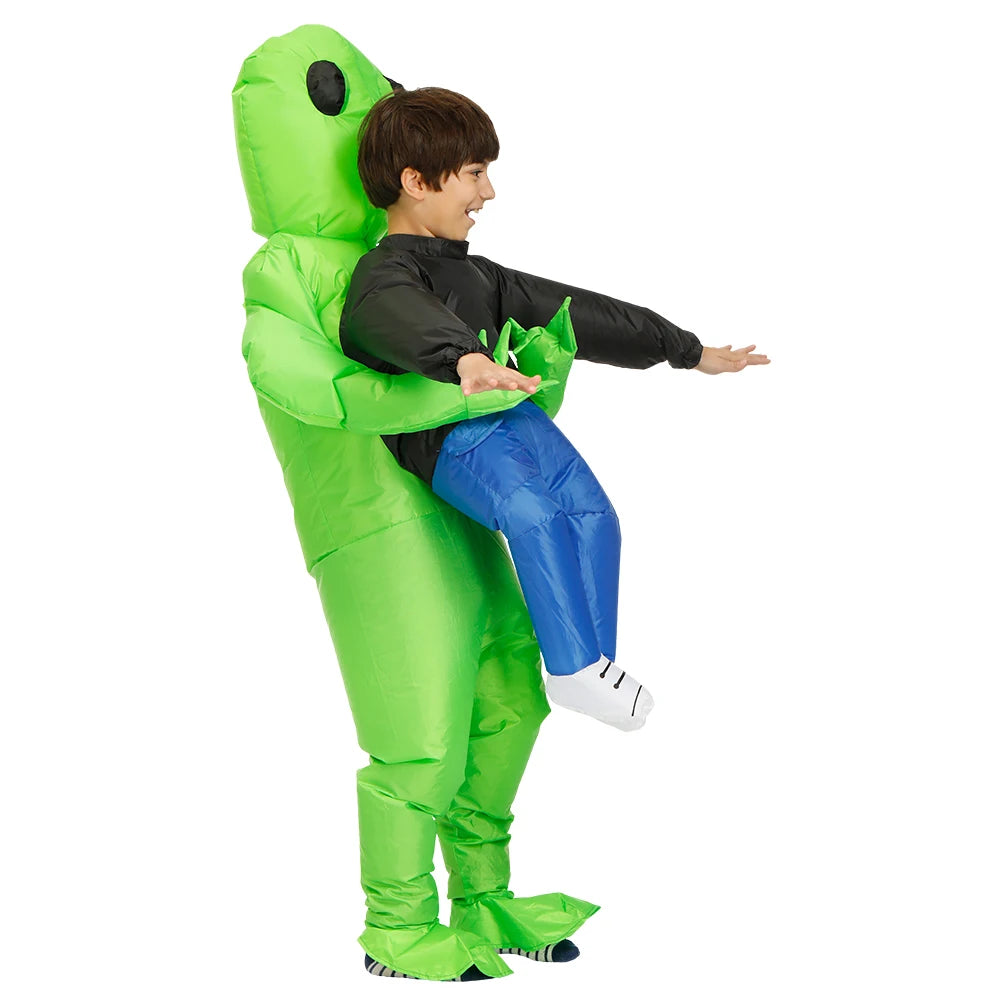 ET-Aliens Inflatable Monster Costume for All Ages ATHLEXES